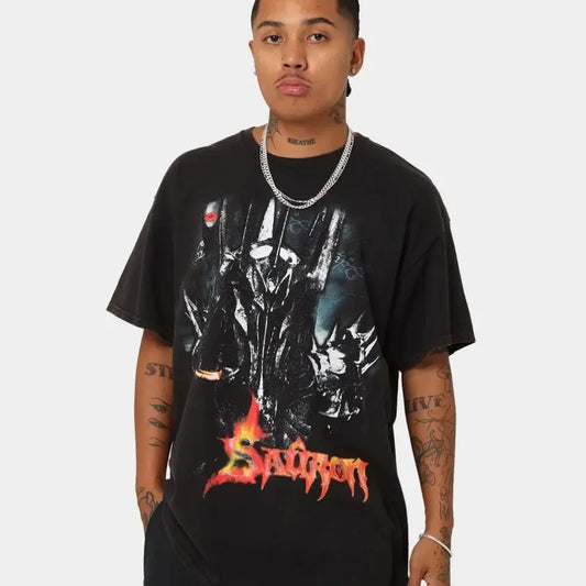 Lord of The Rings The Sauron Vintage T-Shirt Trending Movie Shirt Menswear Womenswear Streetwear Movie Fans Graphic Casual Crewneck Cotton