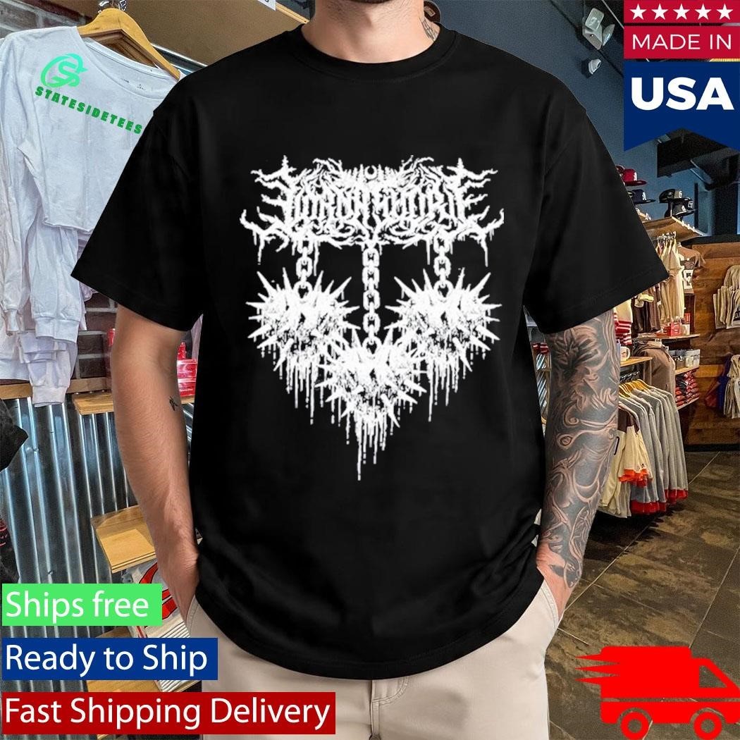 Lorna Shore Spiked Heart Shirt