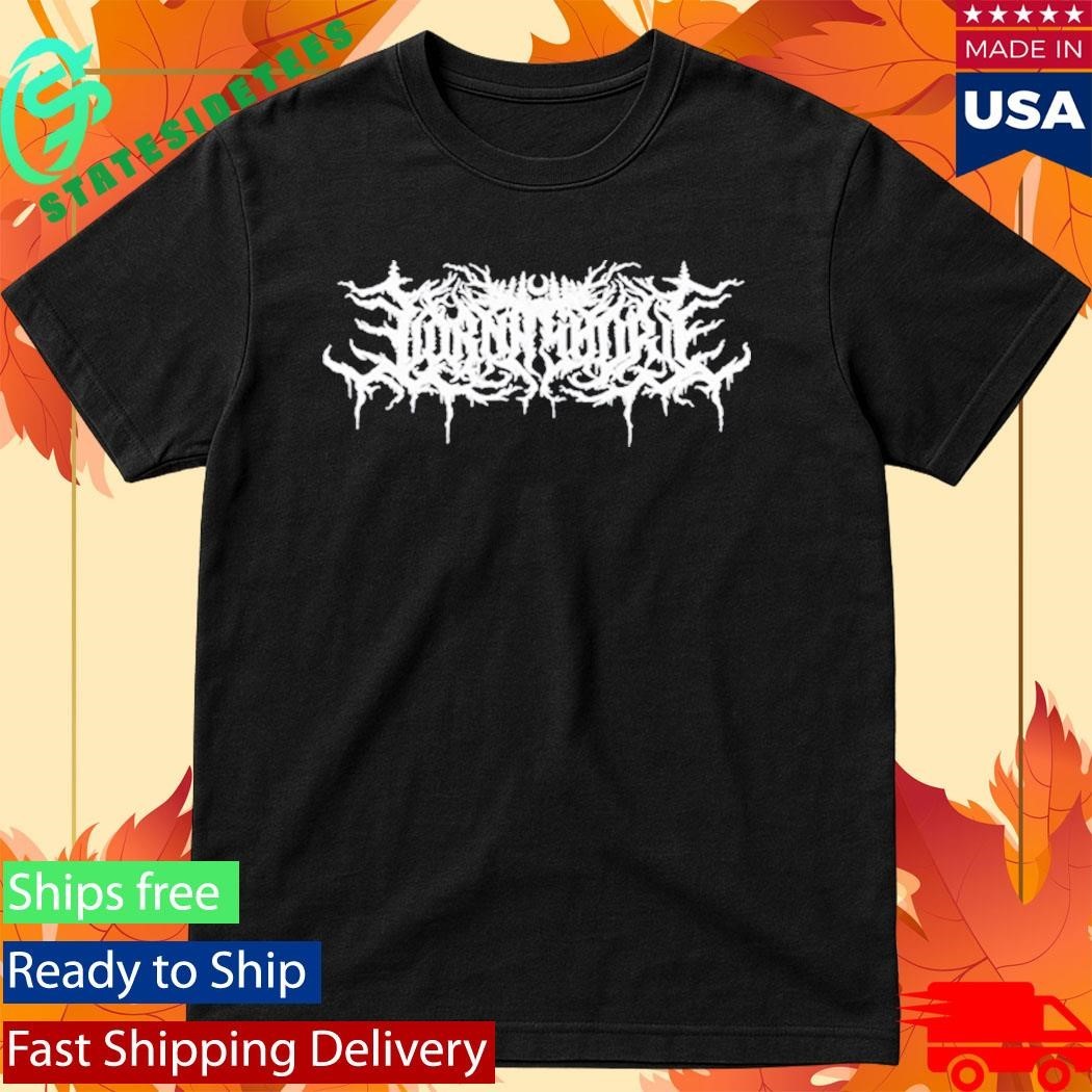 Lorna Shore White Logo Puff Shirt