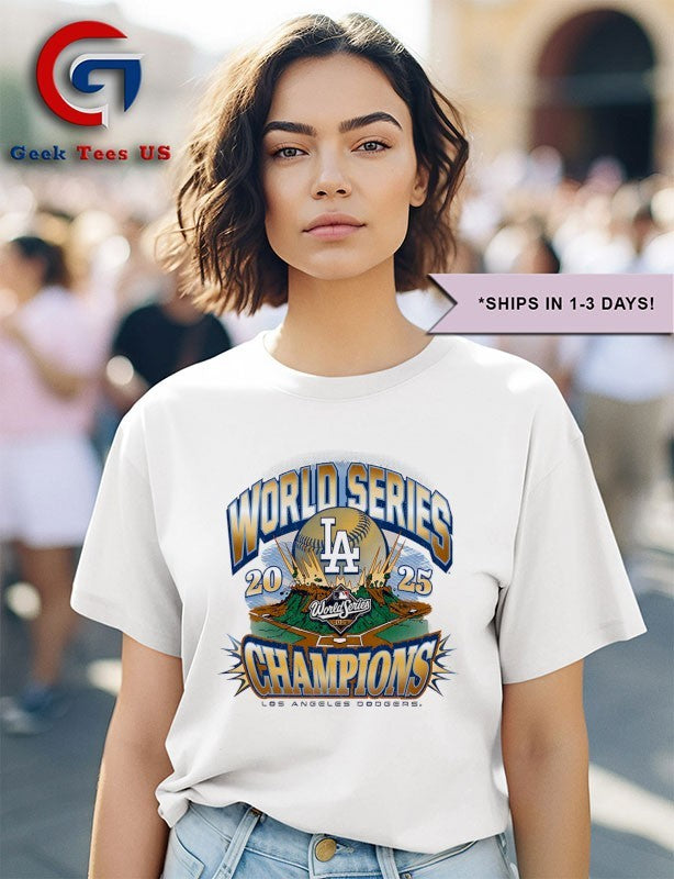 Los Angeles Dodgers 2025 World Series Champion graphic shirt