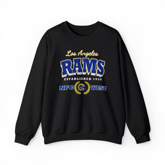 Los Angeles Rams Vintage Football Crewneck Sweatshirt