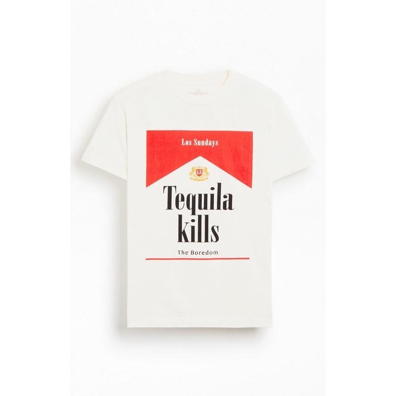 Los Sundays Men's Tequila Kills T-Shirt - Multicolor Hoodie, Sweatshirt | DripVista.com