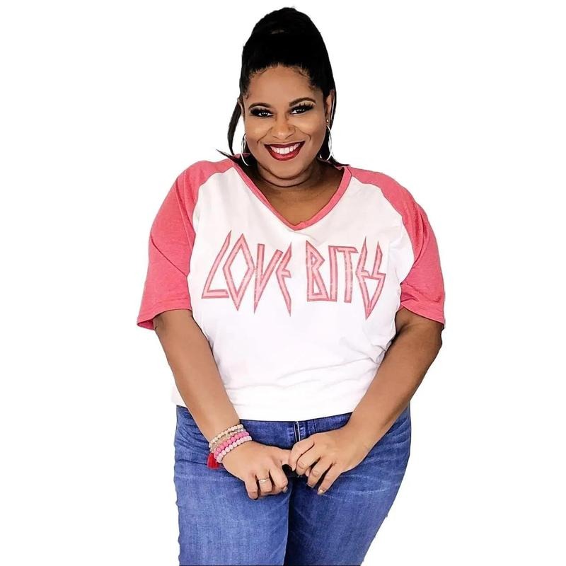Love Bites V-Neck T-Shirt Hoodie, Sweatshirt | DripVista.com