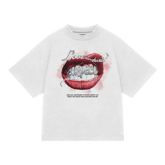 Love Hurts T-shirt, Love Hurts Vintage Y2k Graphic Tees, Y2k Shirt, Unisex Crewneck Medium Cotton Short Slevee Casual Printed Streetwear T-Shirt