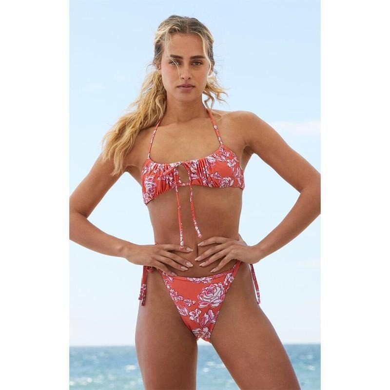 Loverbird Women's Floral Rosie Bralette Bikini Top T-Shirts, Hoodie, Sweatshirt | DripVista.com
