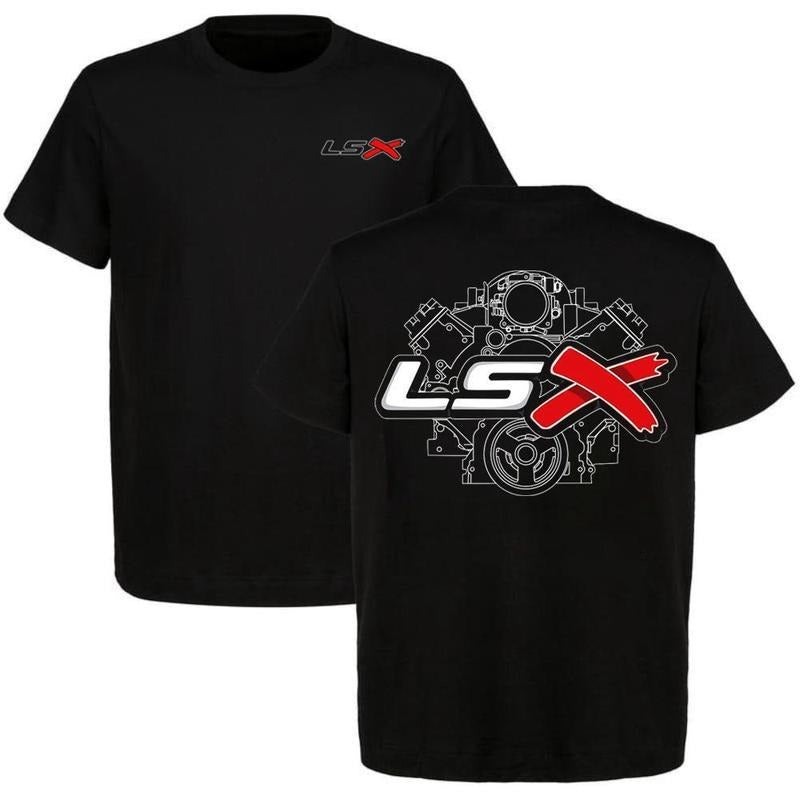 Ls X Block Black T-shirt Mens Ls Swap King Of Block Shirt, Menswear Car Parts Short Sleeve Hoodie, Sweatshirt | DripVista.com
