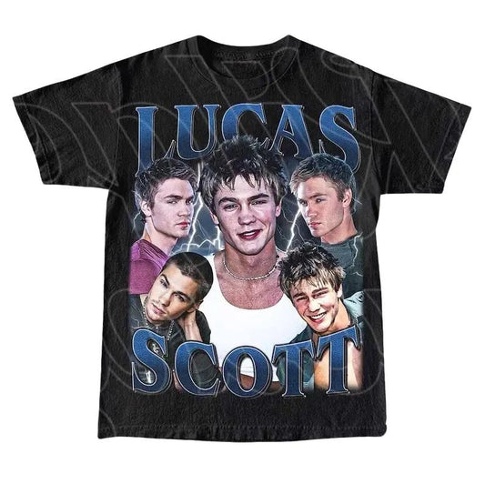 Lucas Scott Vintage T-Shirt, Gift For Fans, Movie Fan Shirt, Movie Shirt