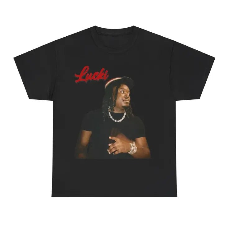 Lucki Shirt, Red Luckii Tour Shirt, Gift Shirt Hoodie, Sweatshirt | DripVista.com
