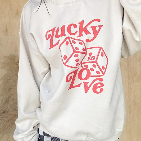 Lucky In Love Graphic Top