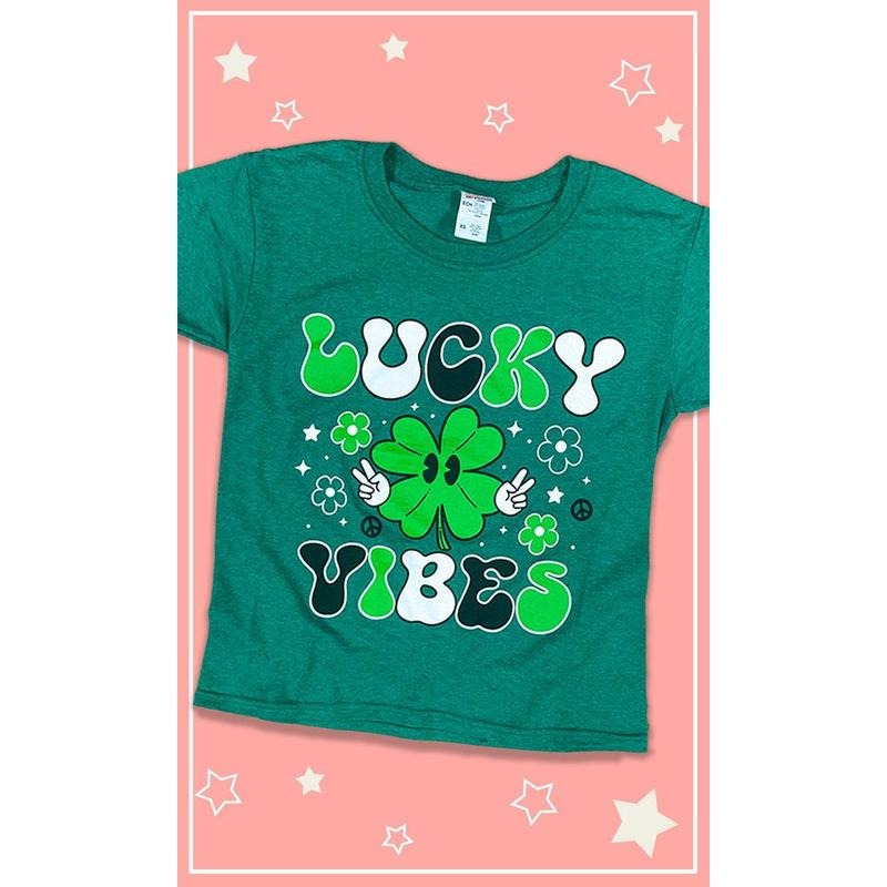 Lucky Vibes Youth Graphic T-Shirt Hoodie, Sweatshirt | DripVista.com