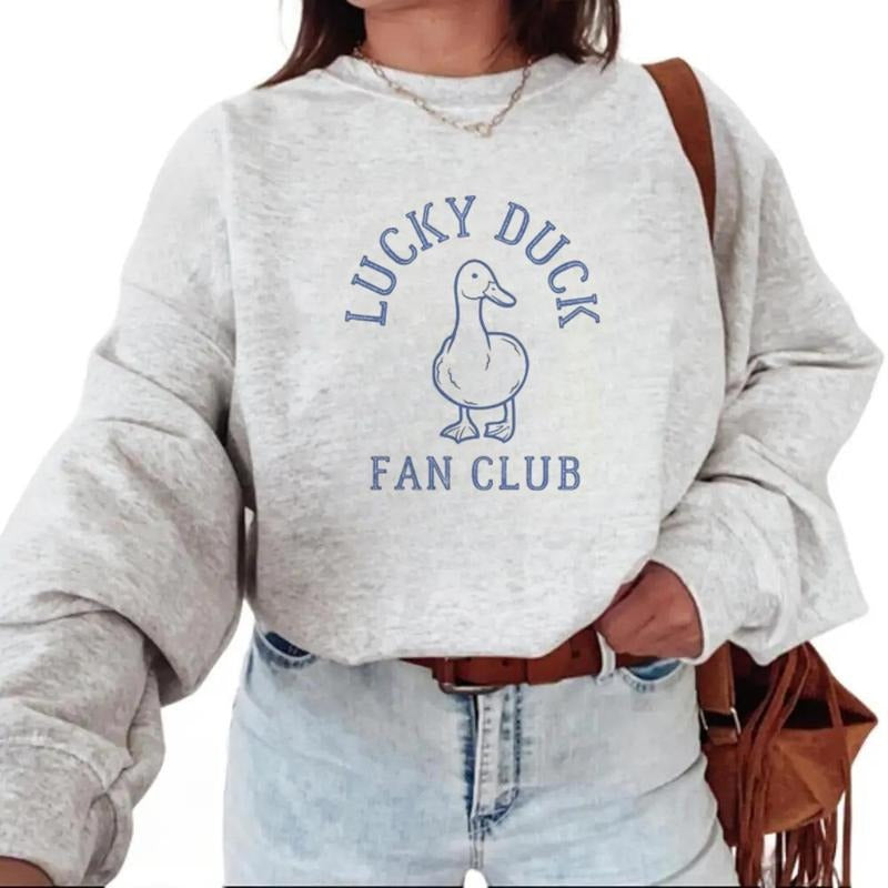 Lucy Duck Fan Club Shirt Silly Lucky Duck Club Shirt Birthday T-Shirt Hoodie Unisex Sweatshirt | DripVista.com