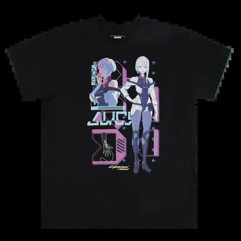Lucy Posing T-Shirt - Cyber Punk Anime Tee , Anime shirt, Japanese Anime, Birthday Gift Hoodie, Sweatshirt | DripVista.com