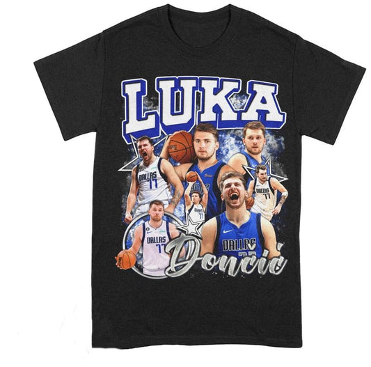 Luka Doncic Tshirt, Dallas Basketball Shirt, Vintage 90s Tee, Basketball Shirt, Homage Tee, Luka Doncic, Gift For Fans, Unisex T-Shirt, Gifts For Friend, Short Sleeve Tee Shirt, Gifts For Birthday Fathers Day Anniversary