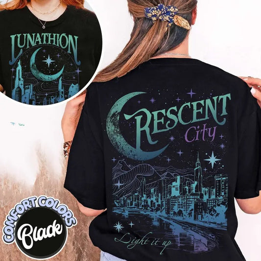 Lunathi0n Crescent City Shirt, Bryce Tattoo, Bryce Quinlan Merch, Crescent City Sjm Merch, House Of Earth And Blood
