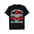 Lunch Lady Valentine Sweethearts Cafeteria Worker T-ShirtMens Casual Print Tee Shirt - 180g Fabric Weight 100% Pure Cotton S-XXXL Round Neck Men'S Valentines day T-shirtmade in usa