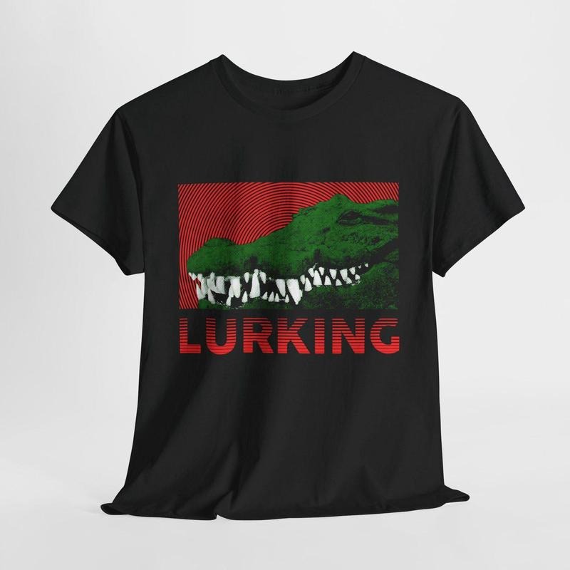 Lurking Crocodile T-Shirt Hoodie, Sweatshirt | DripVista.com