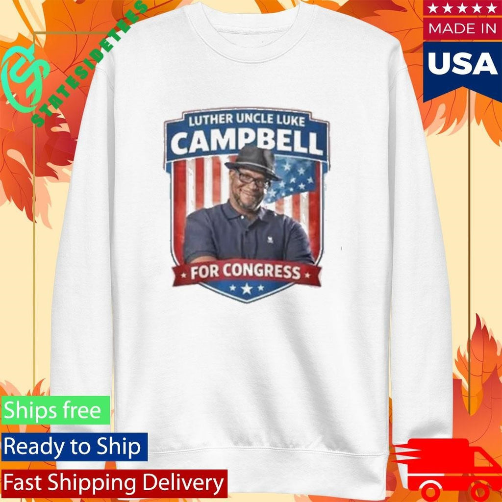 Luther Uncle Luke Campbell For Congress Shirt