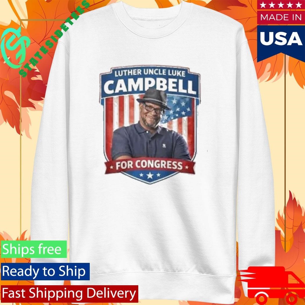 Luther Uncle Luke Campbell For Congress Shirt