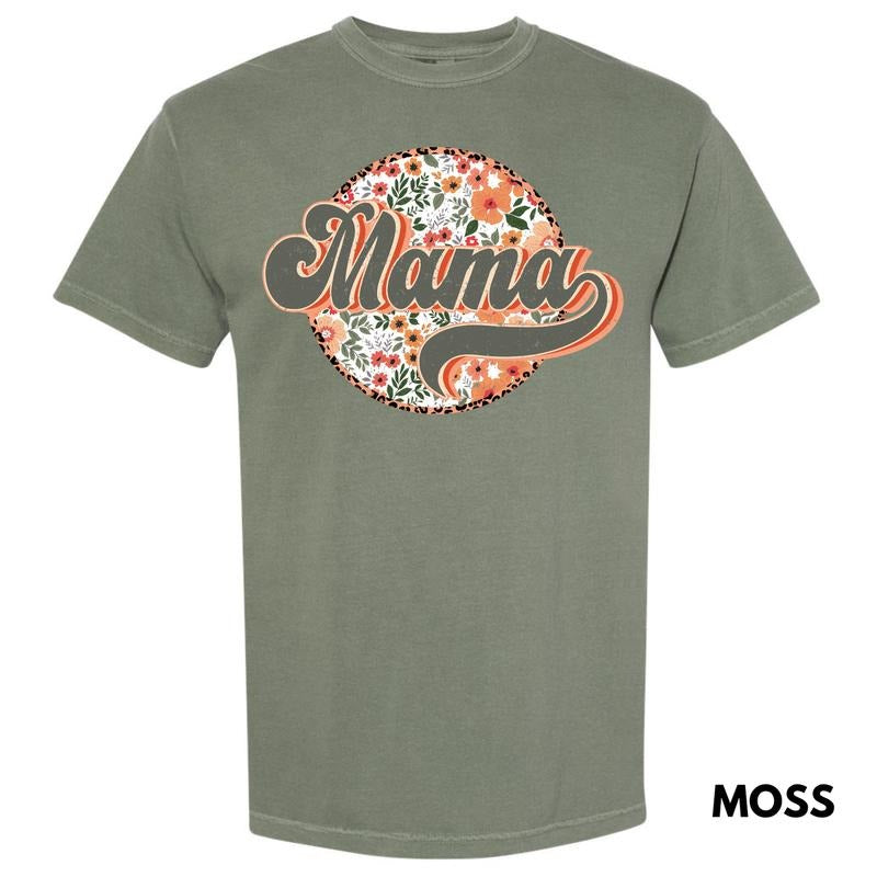 MAMA Flower Mix Comfort Colors T-Shirt 'NLB' Hoodie, Sweatshirt | DripVista.com