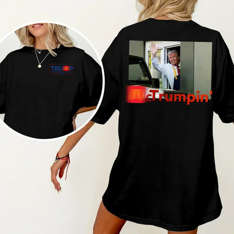 MCTrumpin Shirt, MAGAMAC, Trump 2024,  Make America Great Again Shirt Polyester
