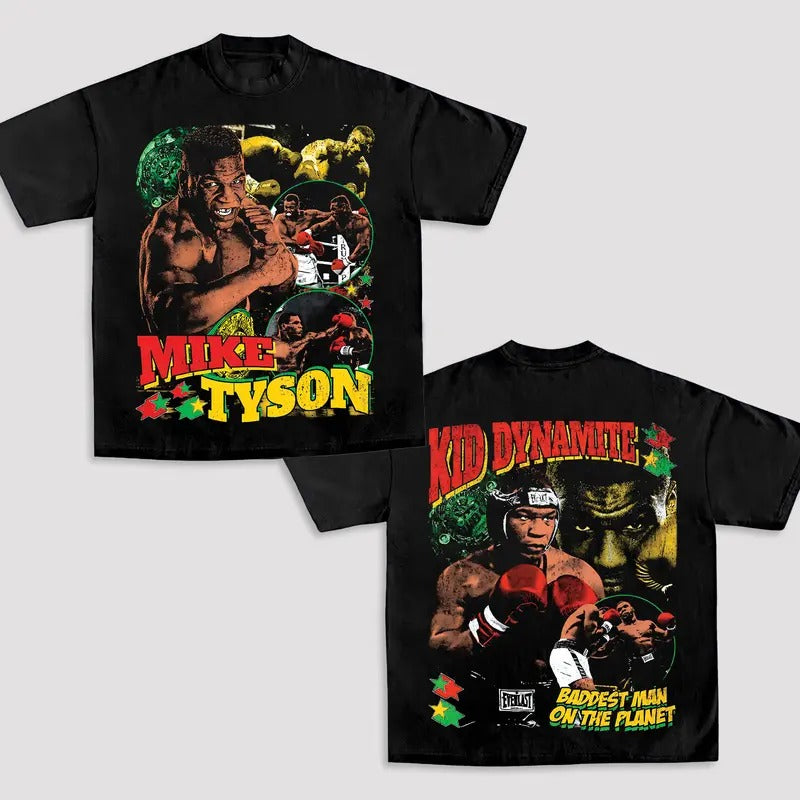 MIKE TYSON 90'S VINTAGE STYLE TEE, Boxing T-shirt, Boxer Tee, Sports Shirt, UFC Shirt, Workout T-shirt, Gift for Him Gift...