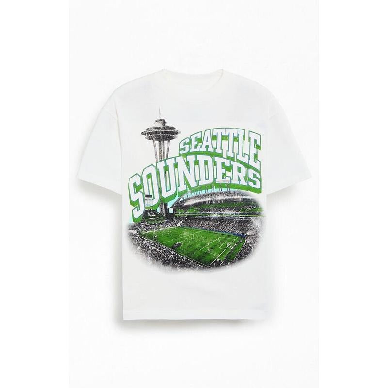 MLS Men's Seattle Sounders Stadium T-Shirt - Multicolor Hoodie, Sweatshirt | DripVista.com