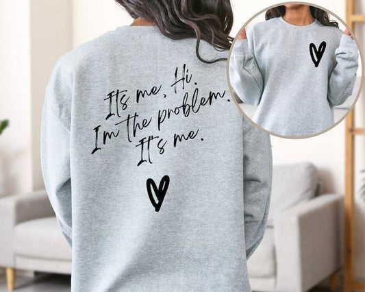 MMD It's Me Hi I'm The Problem It's Me Sweatshirt, Anti Hero Sweatshirt, Fan Shirt Hoodie, Music Gifts For Women, Funny Gift For Her Sweatshirt, Hoodie, Comfort Colors