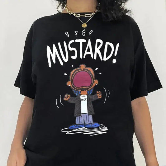 MUSTARD Meme Unisex Vintage Shirt, Gift For Woman and Man Unisex T-Shirt Casual Clothing