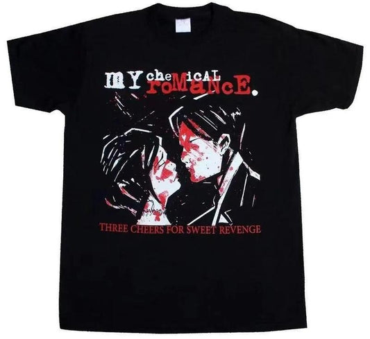 MY CHEMICAL ROMANCE THREE CHEERS FOR SWEET REVENGE SHORT - LONG SLEEVE T-SHIRT fashion t shirt tops Top Womenswear Women Streetwear
