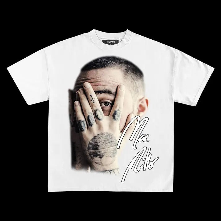 Mac Miller All Seeing Eye Tee Vintage T-Shirt Cotton Menswear