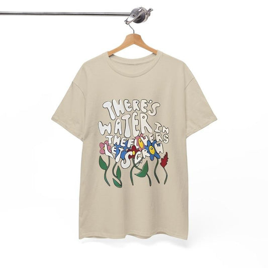 Mac Miller Lyrics Tshirt, There's Water in The Flowers Let's Grow, Music Tshirt, Hiphop Tee, Rap Shirt, Street Wear Crewneck Cotton