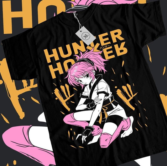 Machi Komachine T-Shirt S-4XL Hunter X Hunter Gon Killua Kawaii Girl Shirt Tshirt S-4XL