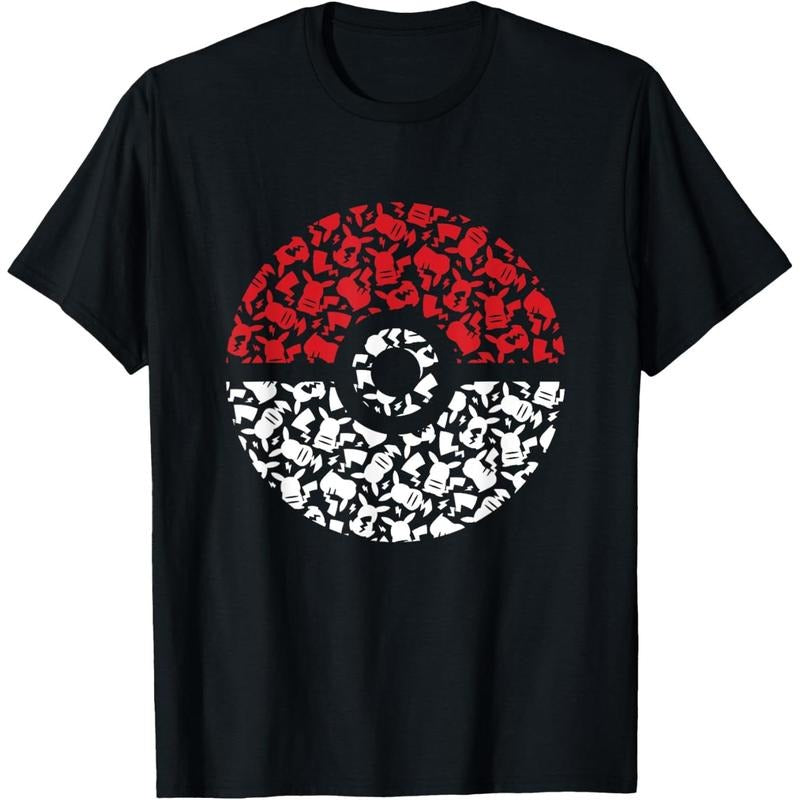 [Made Red plumber brand US] 100% Cartoon Men'WB shield Cotton Graphic Tee with Spiky hair fighters Graphic Tee - Perfect...