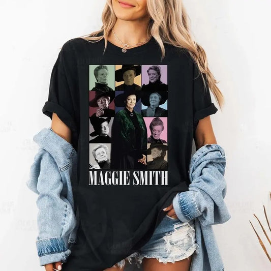 Maggie Smith R.I.P - Hogwarts Professor McGonagall Memorial Shirt, Maggie Smith, Magic Movie, Halloween, Spooky Season, Casual Womenswear