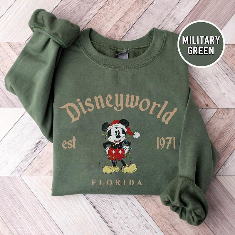 Magic World Christmas Crewneck Sweatshirt, Hoodie, T-shirt | DripVista.com