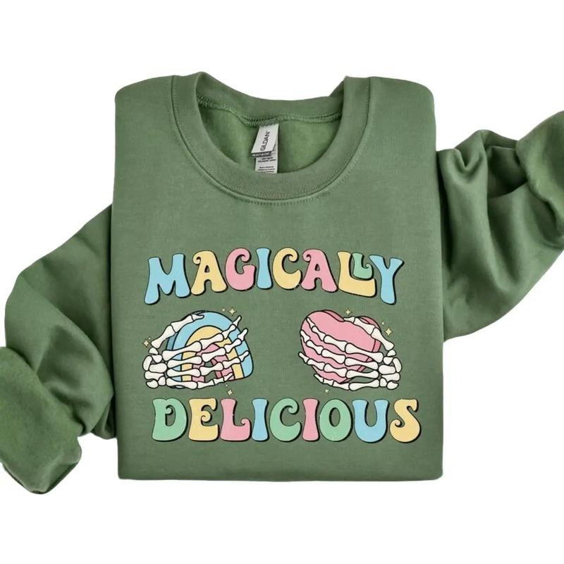 Magically Delicious Shirt, Cute Lucky Sweatshirt, Funny St Patrick's Day Sweatshirt Hoodie | DripVista.com