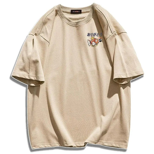 Magikarp - Pokem0n Anime Oversized T-shirt 4 Anime Sweatshirt, Gift for Anime Manga Fan Crewneck Clothing Cotton