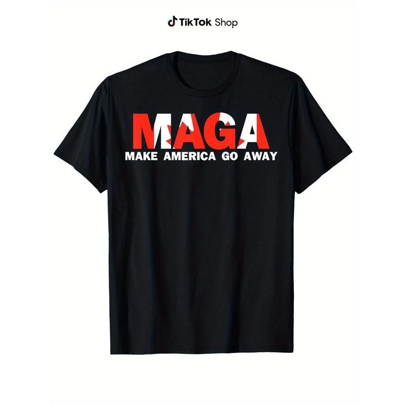 Make America Spiky hair fighters Away MAGA Trump Canada Humor T-Shirt