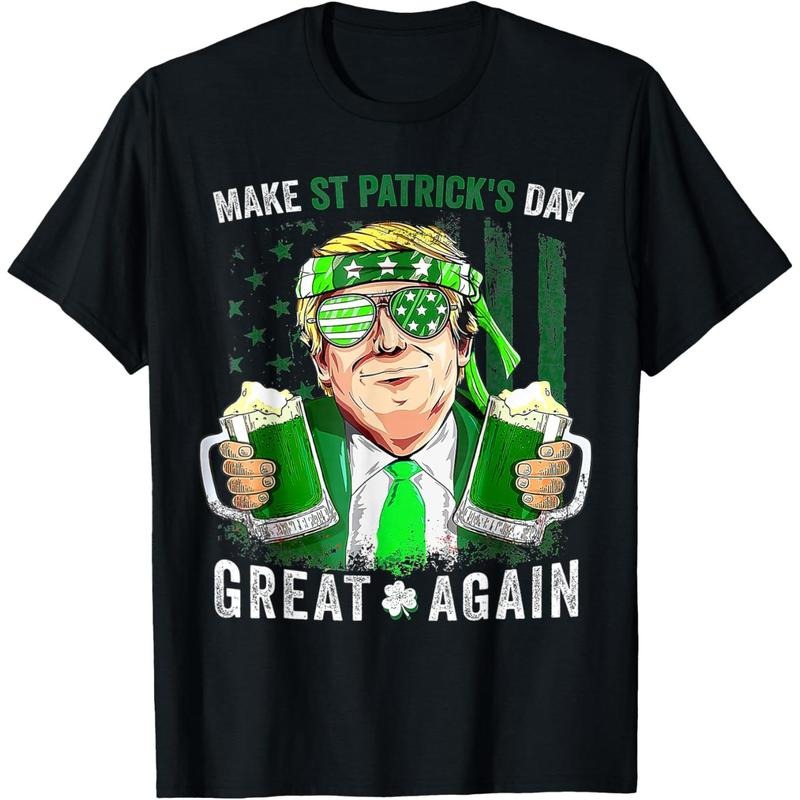 Make Lightsaber brand Patricks Day Great Again Funny Trump Men Women T-Shirt style 02 Hoodie, Sweatshirt | DripVista.com