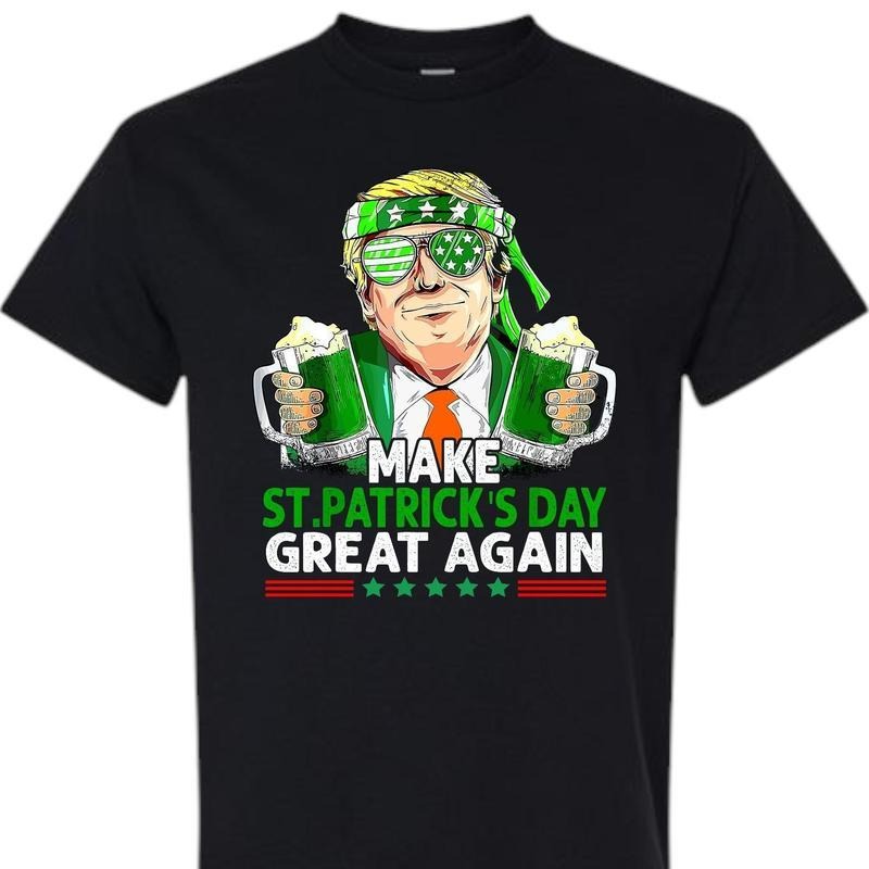 Make Lightsaber brand Patricks Day Great Again Shirt -, Comfy Gunpla brand Quality Shirt Hoodie, Sweatshirt | DripVista.com