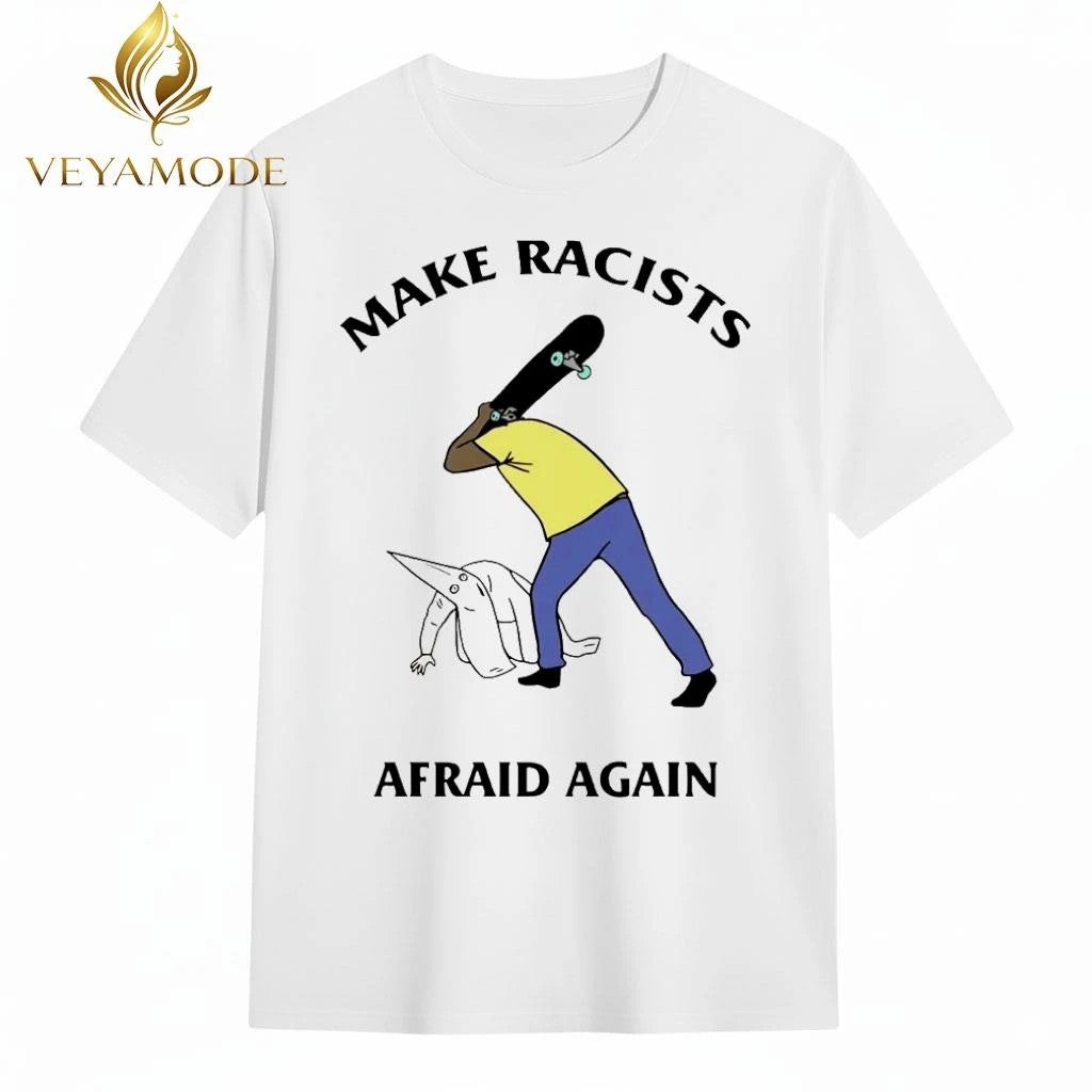Make Racists afraid again Secret society mask tee