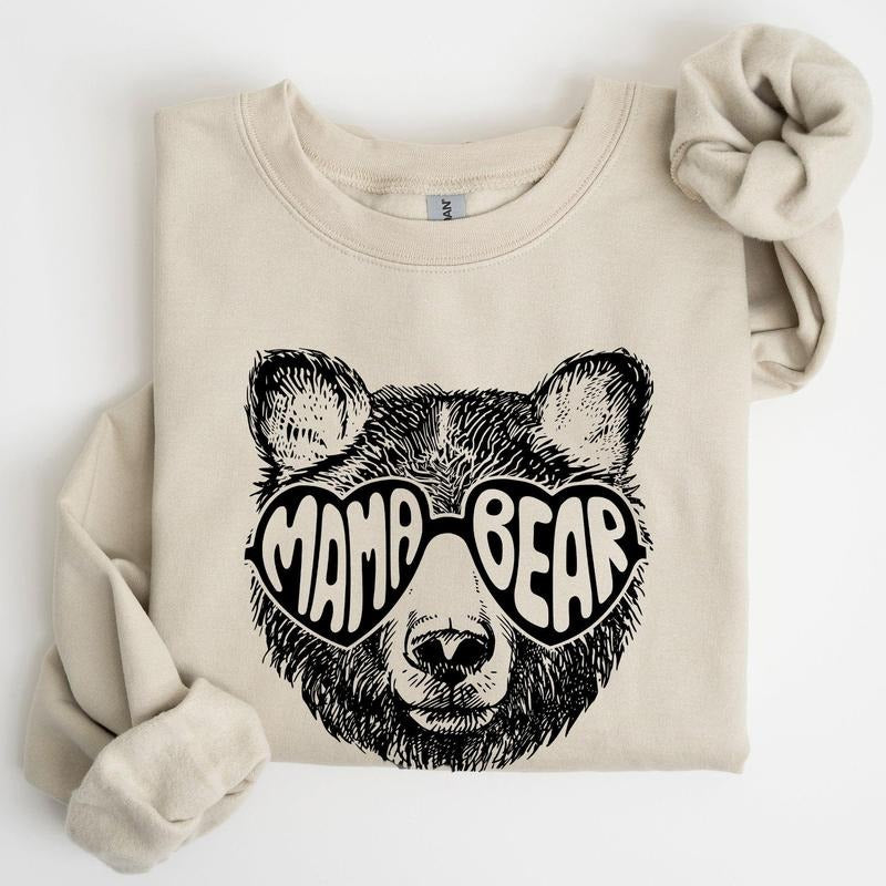Mama Bear, Mother's Day Sweatshirt T-Shirts, Hoodie | DripVista.com
