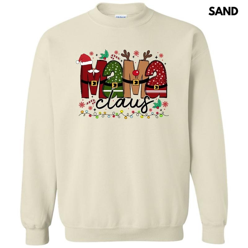 Mama Claus Christmas Sweatshirt 'NLB' T-Shirts, Hoodie | DripVista.com