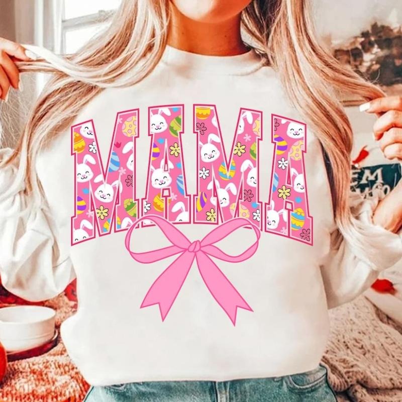 Mama Easter Shirt, Mama Bunny Easter Sweatshirt, Mama Peeps Easter Day , Mama Easter , Bunny Easter , Easter Mama ,...