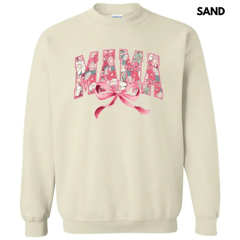 Mama Floral Coquette Sweatshirt T-Shirts, Hoodie | DripVista.com