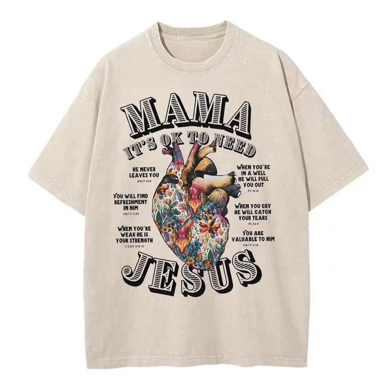 Mama It Is Ok To Need Jesus Christian T-Shirt Hoodie, Sweatshirt | DripVista.com