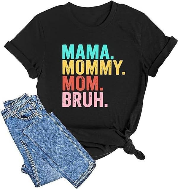 Mama Mommy Mom Bruh Vintage T-Shirt Hoodie, Sweatshirt | DripVista.com