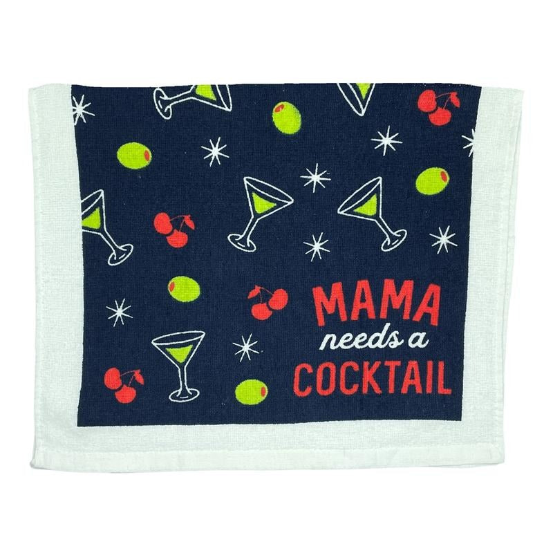 Mama Needs A Cocktail Funny Mom Mixed Drink Lovers Tea Towel Funny Dish Towels Soft Adsorbent Tea Towel T-Shirts, Hoodie,...