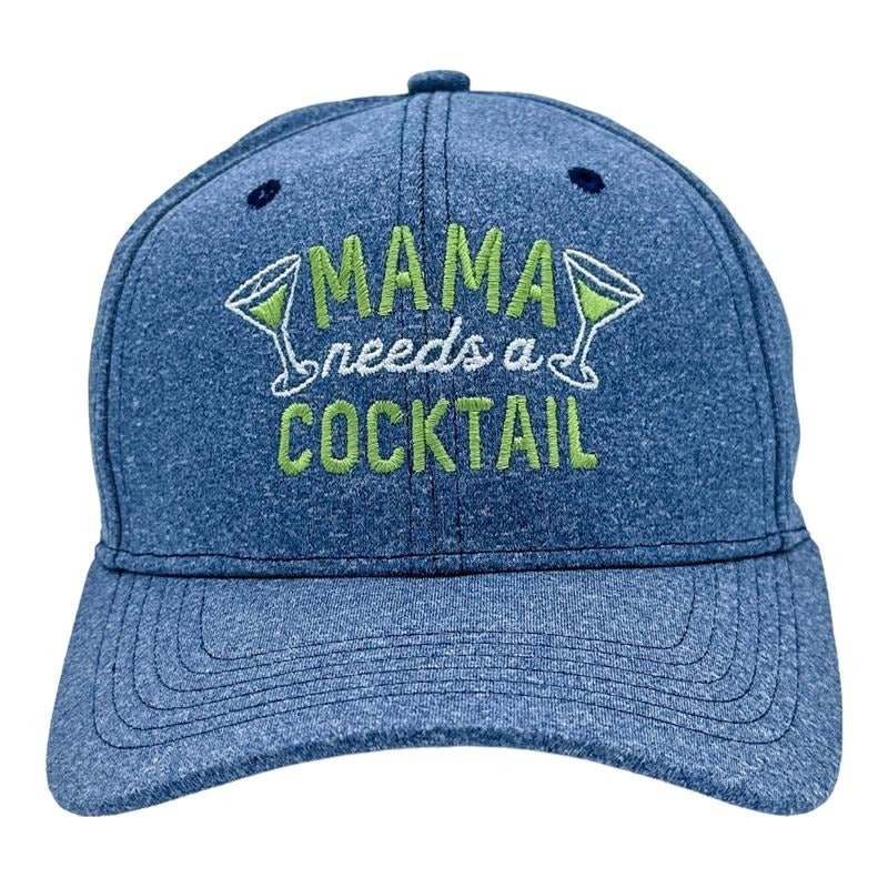Mama Needs A Cocktail Hat Funny Mothers Day Drinking Mom Life Cap Funny Hats Mother's Day  Funny Liquor  Novelty Caps for...