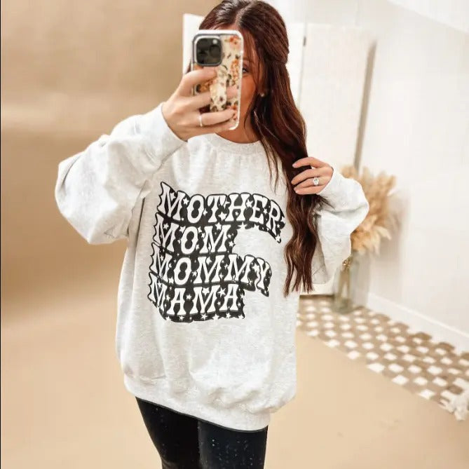 Mama Oversized Crewneck sweatshirt and Hoodie, Western clothing Sweatshirt, Country shirt, western tops, western outfits...